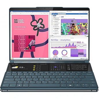 Lenovo Yoga Book 9 13IMU9 Tidal Teal, 13.3" 2.8K OLED Touch, Core Ultra 7 155U, 32GB, 512GB SSD, Windows 11 Home PL + Backpack B210 GX40Q17225