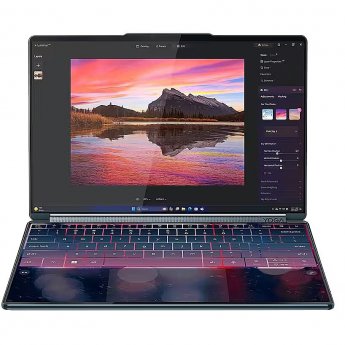 Lenovo Yoga Book 9 14IAH10 Ultra 7 255H 2x 14" 2.8K WQXGA+ OLED 750nits Glossy  Anti-fingerprint 120Hz 32GB LPDDR5x-8400 SSD1TB Arc 140T W11Pro Tidal Teal