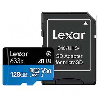 Lexar MEMORY MICRO SDXC 128GB UHS-I/W/A LMSBLPL128G-BNANG