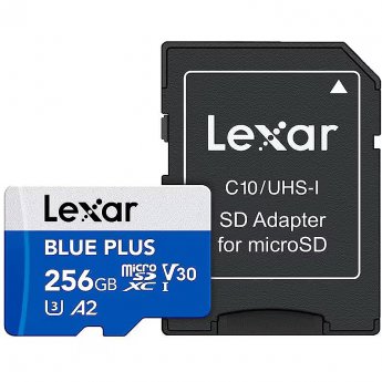Lexar MEMORY MICRO SDXC 256GB UHS-I/W/A LMSBLPL256G-BNANG