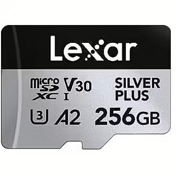 Lexar Silver Plus, MicroSDXC, 256GB