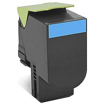 Lexmark 702C Cyan Return Program Toner Cartridge  (1K) for CS310dn / CS310n / CS410dn / CS410dtn / CS410n / CS510de / CS510dte