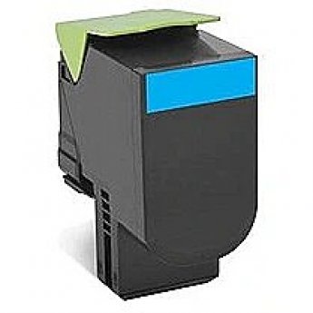 Lexmark 80x Cyan Toner Cartridge Corporate Program (2K) for CX410de, CX410dte, CX410e, CX310dn, CX310n, CX510de, CX510dhe, CX510dthe