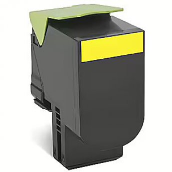 Lexmark 80x Yellow Toner Cartridge Return Program (2K) for CX410de, CX410dte, CX410e, CX310dn, CX310n, CX510de, CX510dhe, CX510dthe