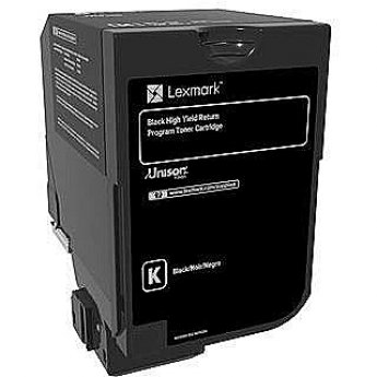 Lexmark Corporate 74C2HKE Laser Toner Cartridge, Black