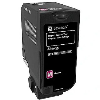 Lexmark Corporate 74C2SME Laser Toner Cartridge, Magenta