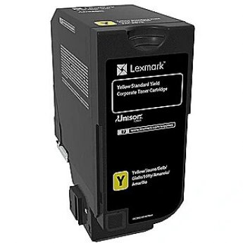 Lexmark Corporate 74C2SYE Laser Toner Cartridge, Yellow