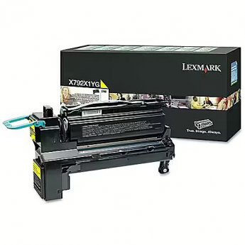 Lexmark X792X1YG Cartridge, Yellow, 20000 pages