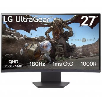 LG 27GS60QC-B, 27"
