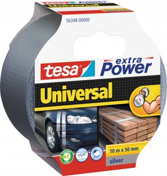 Līmlente tesa® extra Power hobijam, iekštelpu un āra ierīcēm, pelēka, 10m x 50mm