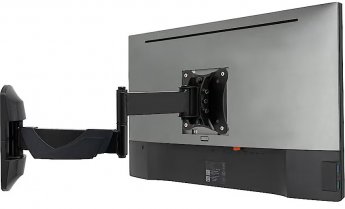 Lindy Single Adjustable Wall Mounted Display Mount, 10-26"