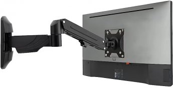 Lindy Wall Mounted Single Gas Arm, 13-32"