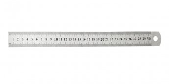 Lineāls, tērauda, 30 cm