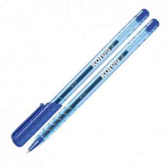 Lodīšu pildspalva KORES SUPER SLIDE K1 F 0.7 mm zila