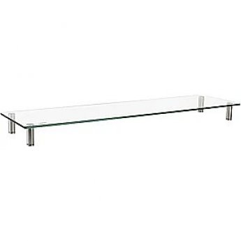 Logilink - Glass tabletop monitor riser, extra wide, max. 20 kg