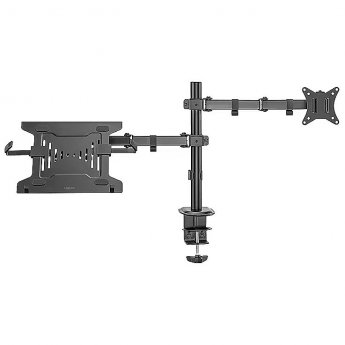 Logilink BP0175 Dual monitor mount 17-32inch monitors and 10-15.6inch notebooks/tablets