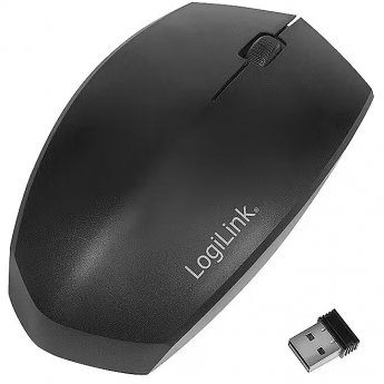 Logilink Ergonomic mouse wireless 2.4GHz, 1200dpi, black
