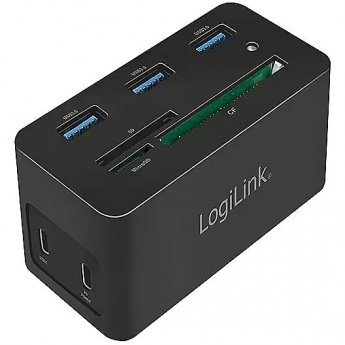 Logilink USB3.2 docking station, 4K/PD/RJ45