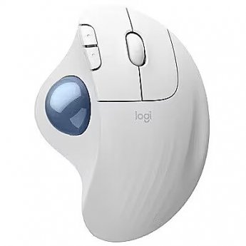 Logitech ERGO M575S WRLS TRACKBALL OFFWHITE+BLUE BALL - EMEA28-935