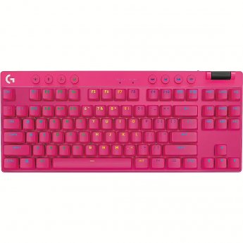 Logitech G PRO X TKL Lightspeed, GX-Brown, Pink, DE
