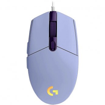 Logitech G102 Lightsync, USB, Optical, Lilac