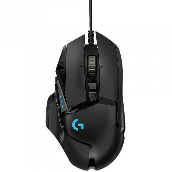 Logitech G502 Hero, USB, Optical, Black