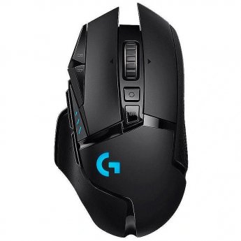 Logitech G502 Lightspeed, RF Wireless, Optical, Black