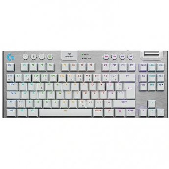 Logitech Keyboard Logitech G915 X LightSpeed TKL Tactile SWE (W), white