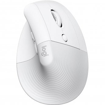 Logitech Lift Vertical Ergonomic, off white - Wireless