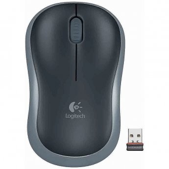 Logitech M185, RF Wireless, Grey