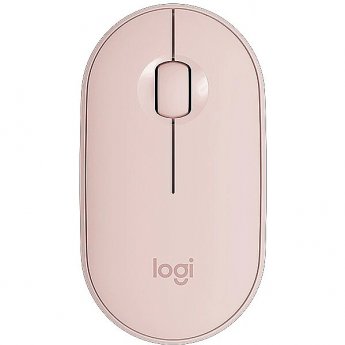 Logitech Pebble M350, RF Wireless/Bluetooth, Optical, Rose