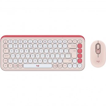 Logitech POP Icon Combo, Rose/Off-White