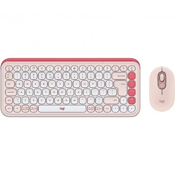 Logitech POP Icon Combo, Rose/Off-White