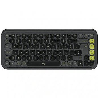 Logitech POP Icon Keys, SWE, graphite/green - Wireless keyboard