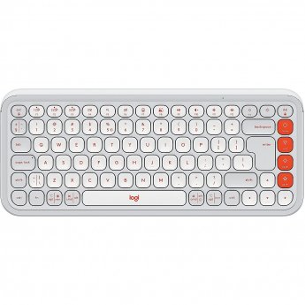 Logitech POP Icon, White/Orange