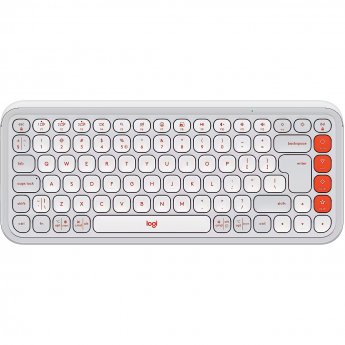 Logitech POP Icon, White/Orange
