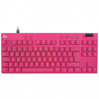 Logitech Pro X TKL Rapid, SWE, pink - Keyboard