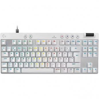 Logitech Pro X TKL Rapid, SWE, white - Keyboard