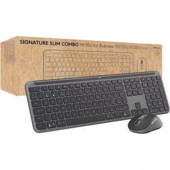 Logitech SGN SLIM COMBO MK950 BUSINESS GRAPHITE - US INTL - INTNL-973