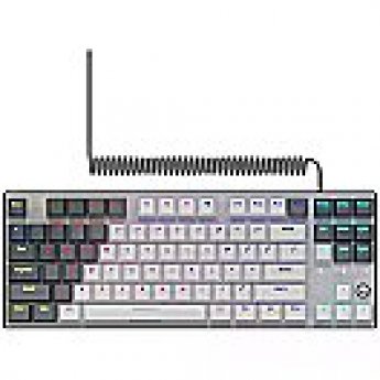Lorgar Azar 514TKL, Wired RGB mechanical gaming keyboard, white, EN layout