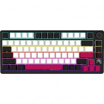 Lorgar KBP7075W, Gaming Pro, Black/red, EN