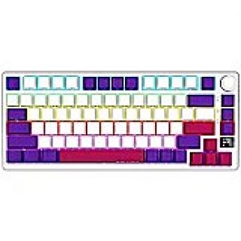 Lorgar KBP7075W, Wireless 75% Mechanical Gaming Keyboard Pro, White, EN layout