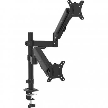 Maclean Dual monitor mount, gas spring, 17-32"