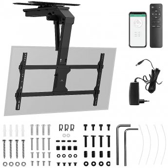 Maclean electric TV ceiling mount, 43-86"