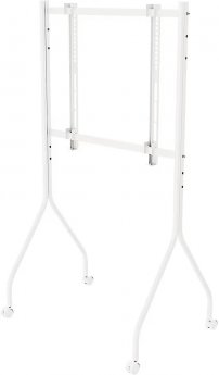 Maclean TV Stand / Cart, on wheels, 37–80", max. load 50 kg, max. VESA 600x400, white, MC-180 W