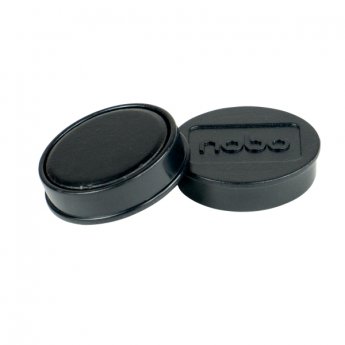 Magnētiskās tāfeles magnēti Nobo 10 iepakojumi 32 mm melni
