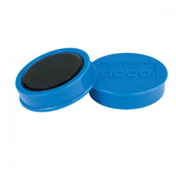 Magnētiskās tāfeles magnēti Nobo 10 paciņās 38mm zili 1.5kg