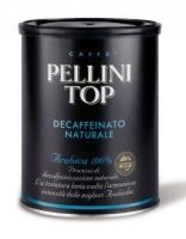 Maltā kafija PELLINI TOP DECAFFEENATO 100% Arabica , 250g (can)