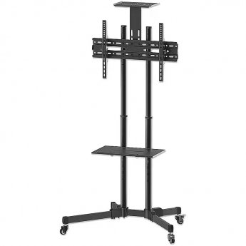 Manhattan Height-Adjustable Multimedia TV Cart, 37-70"