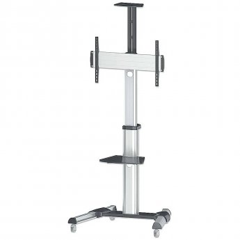 Manhattan Height-Adjustable Multimedia TV Cart, 37-86"